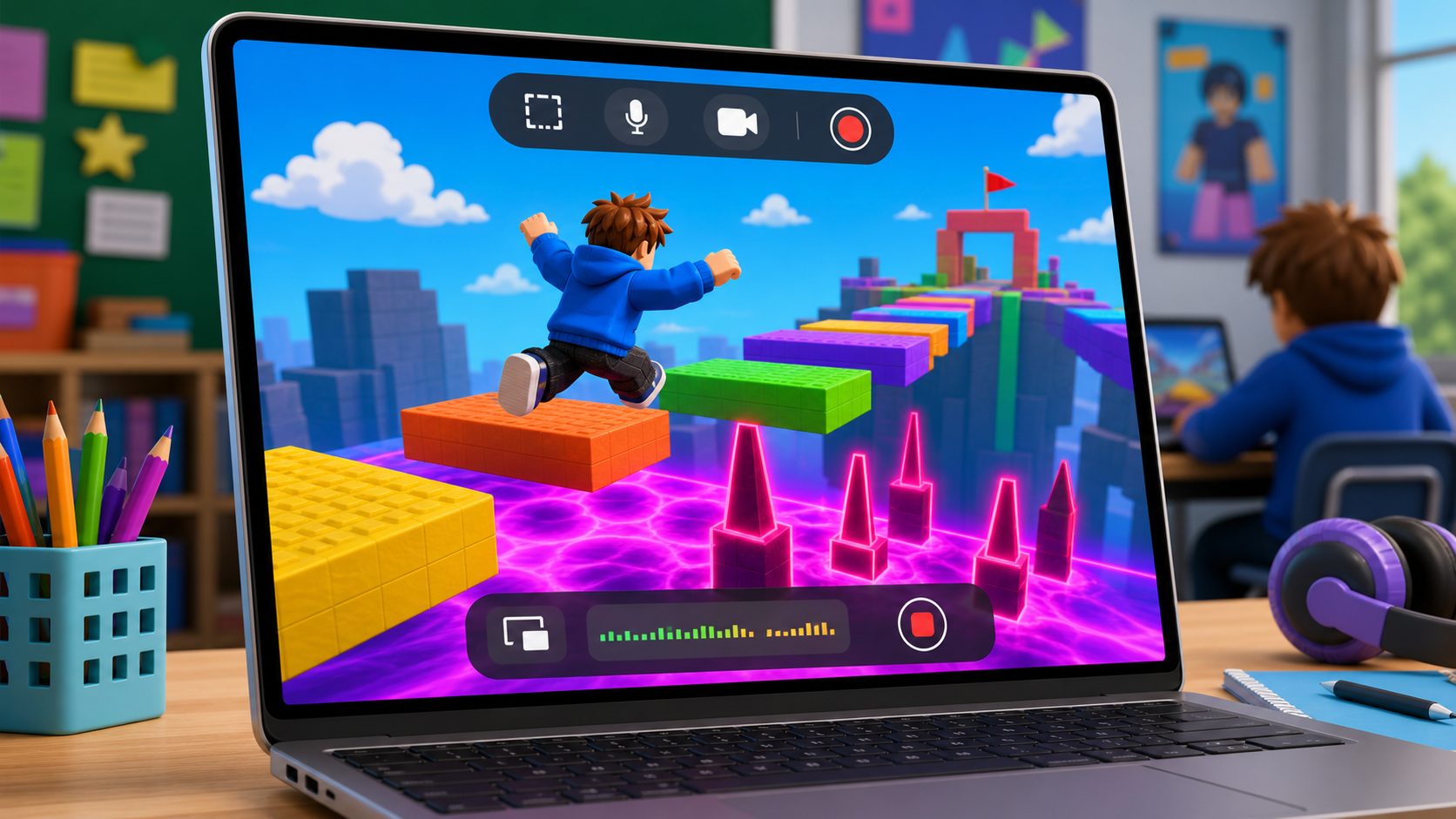 Preview the publish-and-playtest party: ship your game, swap with friends, and record short Mac gameplay clips.
