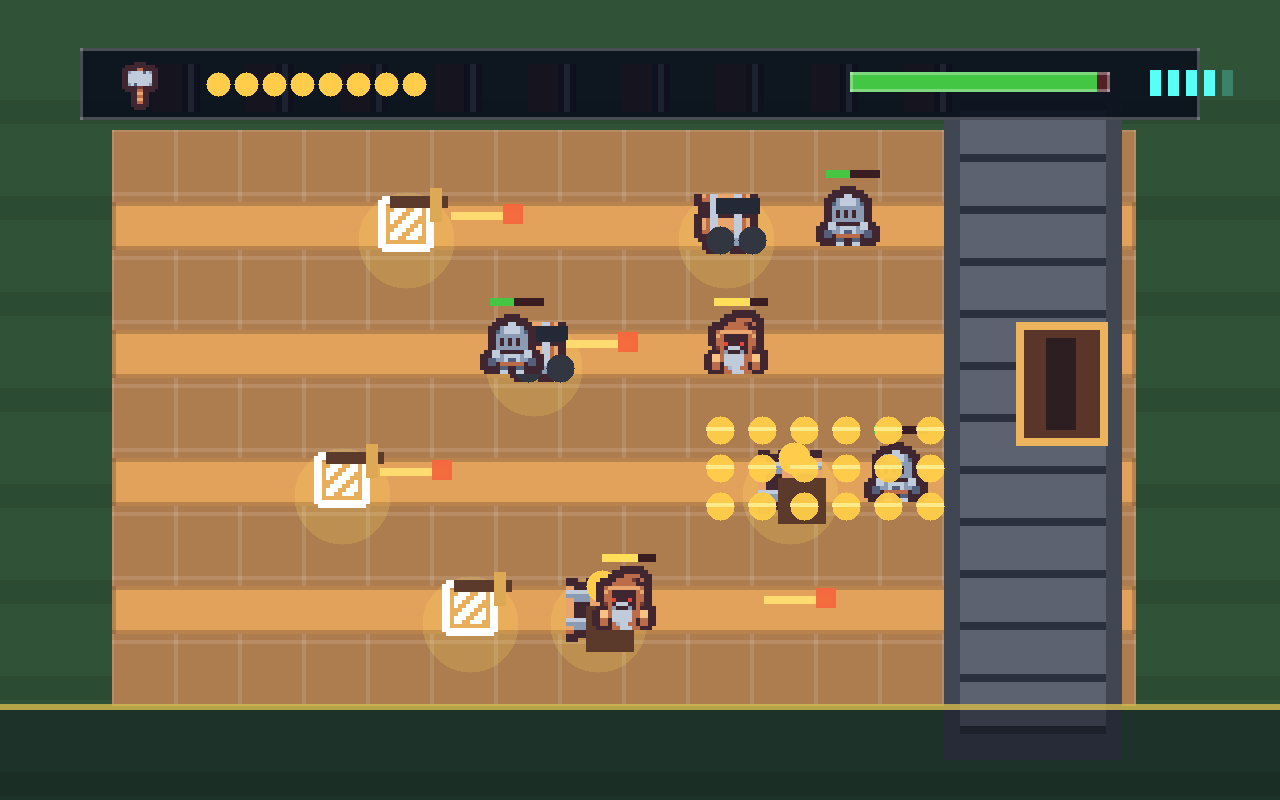 Castle Defense gold mine and coin economy moment with towers defending the lanes